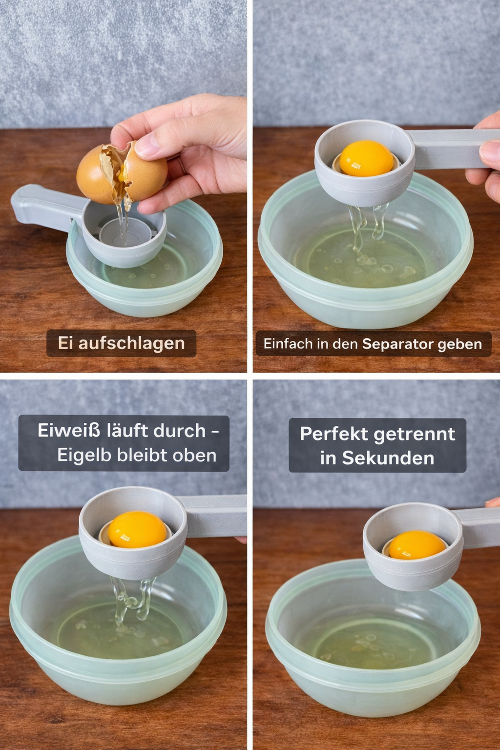 Eigelb Separator – Sauberes Trennen ohne Kleckern